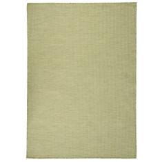 vidaXL Covor de exterior, verde, 140x200 cm, țesătură plată 340810