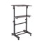 Stand mobil Blackmount Workstation ajustabil pentru calculator proiector WST01A