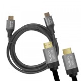 Cablu Video LTC Gold, HDMI - HDMI, 8K, 2m, Negru