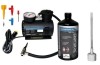 Kit pentru reparatii anvelope PETEX 445100PX, compresor aer 12V, 18 bar, etansant 450 ml, extractor ventil, 1