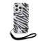 Husa pentru iPhone 15 Pro Max - Karl Lagerfeld IML Luxury (KLHCP15XHZBPKCCK) - Zebra Pattern&amp;Cord