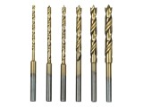 Burghiu-kit metal HSS nitrură de titan