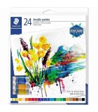 Culori acrilice Staedtler set 24 tuburi