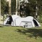 Gossi cort camping, 5 persoane, alb, tesatura opaca, impermeabil