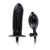 Dildo Realist Gonflabil Negru 16 cm