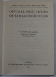 OPTICAL PROPERTIES OF SEMI - CONDUCTORS by T.S MOSS , 1959
