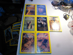 LOT de 7 reviste National Geographic 1998 lunile ian/apr/mai/iun/iul/aug/sept foto