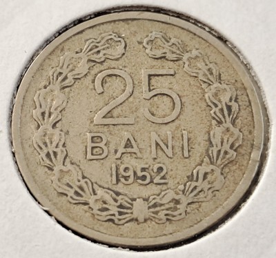 Romania, 25 Bani 1952 foto