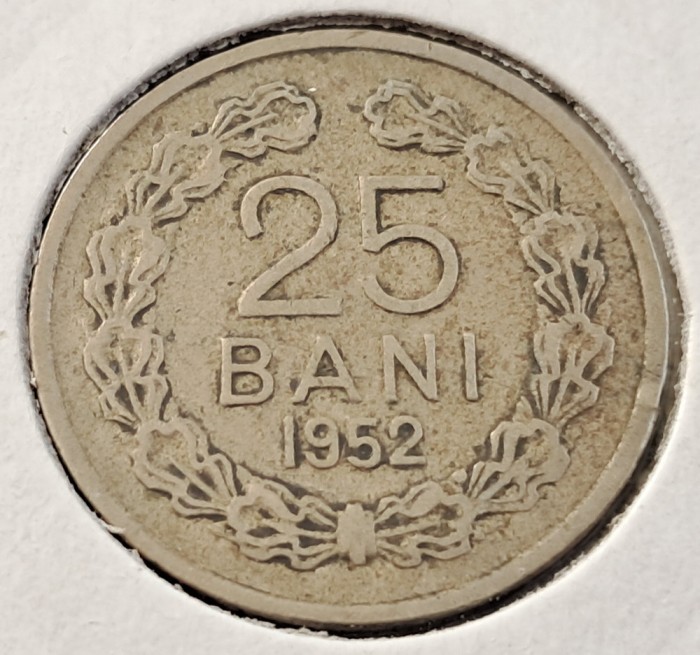 Romania, 25 Bani 1952