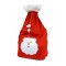 Sac cadouri Mos Craciun, rosu 70 x 100 cm pentru cadouri multe
