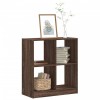 Gossi biblioteca, stejar maro, 68,5x32x75 cm, lemn prelucrat