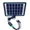Panou solar fotovoltaic portabil cu functie incarcare telefoane, CL-660, CcLamp, 6W, 6V, Port USB, Negru