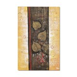 Tablou abstract pictat manual, Frunze, 90x60cm ulei pe panza in relief efect 3D, gata de agatat pe perete