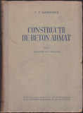 CONSTRUCTII DIN BETON ARMAT- VOLUMUL I, 1953