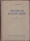 CONSTRUCTII DIN BETON ARMAT- VOLUMUL I, 1953