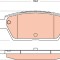 Set plăcuțe fr&acirc;nă TRW GDB3517