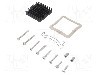 Radiator extrudat, aluminiu, 35mm x 35mm, negru, Advanced Thermal Solutions - ATS-61350D-C1-R0 foto