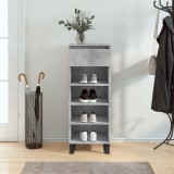 Gossi pantofar, gri beton, 40x36x105 cm, lemn prelucrat