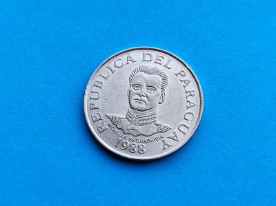 50 Guaranies 1988-Paraguay-XF+ foto