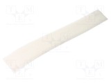 Bandă arici albă VELCRO&reg; 50mm x 25m pentru fixare rolă
