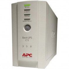 UPS APC &amp;amp;quot;Back-UPS CS&amp;amp;quot; offline cu sinusoida simulata mini tower 350VA/210W IEC x 4 1 x baterie RBC2 LED back-up 11 - 20 min. &amp;amp;quot;BK350EI&amp;amp;qu foto