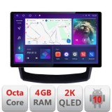 Navigatie Renault Kadjar facelift 2019-2022 Qled 2K Octa Core 4+64 LTE 4G DSP Wifi 5Ghz android auto carplay radio gps internet kit-9030-facelift+EDT-