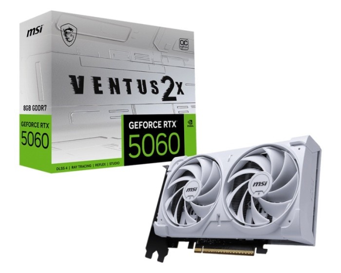 MSI GEFORCE RTX 5060 8G VENTUS 2X OC WHI