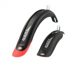 Set 2 aparatoare noroi pentru bicicleta de 16&quot;-18&quot;, culoare negru/rosu Cod:AWR2177R