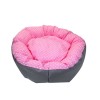 Culcus pentru caine/pisica, model buline, roz, 97 cm, Fedra