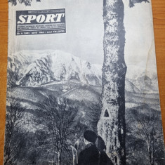 revista sport martie 1965-moartea lui g. dej,UTA arad,i.chirila,dinamo bucuresti