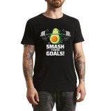 Tricou Barbati GYM Mode On, text motivational funny, negru, Marimea XL