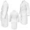 Halat de baie unisex Homelevel, 3XL, Alb, Bumbac organic, 54845.02.33