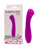 Pretty Love Len - Vibrator Punct G cu 30 de Funcții, Re&icirc;ncărcabil, 16 cm