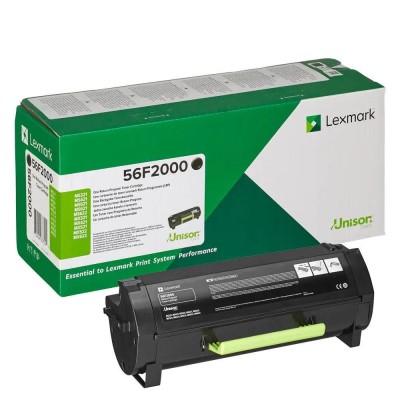 Toner Lexmark 56F2000, 6 k, black, return program, MS321dn /MS421dn foto