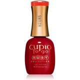 Cupio To Go! Ruby unghii cu gel folosind UV / lampă cu LED culoare Flame Scarlet 15 ml