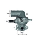 Corp termostat Mahle Chrysler Voyager, 2001-2008, motor 2.5 CRD, diesel, temp. deschidere [grade Celsius] 88