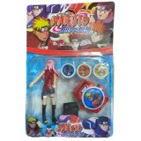 Set cu figurina naruto si bratara cu discuri