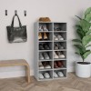 Gossi pantofar, gri sonoma, 54x34x100,5 cm, lemn compozit