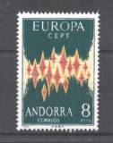Andorra SP 1972 Europa CEPT FAKE MNH AC.332, Nestampilat