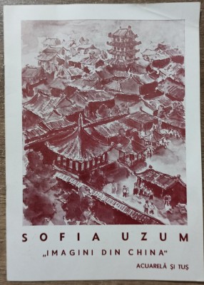 Program expozitie ,,Imagini din China&amp;quot;, Sofia Uzum foto