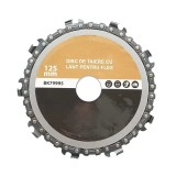 Disc flex 125 mm cu lant si 9 dinti pentru lemn, disc taiere pentru polizor unghiular, eficient si rezistent