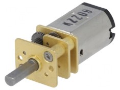 Motor DC cu Transmisie HPCB 6V 1.5A Ax Crestătură D 15:1 Micro Metal Gearmotor