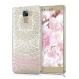 Cumpara ieftin Husa pentru Huawei Honor 7, Silicon, Roz, 35164.01, Carcasa, Kwmobile