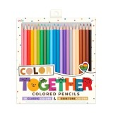 Color Together Colored Pencils - Set of 24 (18 Classic &amp; 6 Skin Tone Colors)