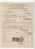 Romania, Luigi si Eliseo Strazzaboschi, Factura 1, Comarnic, 1923