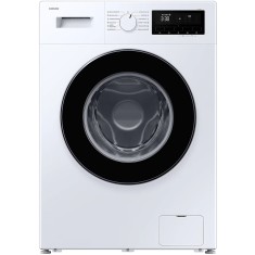 Masina de spalat rufe Samsung WW80FG3M05AWLF, 8 kg, Slim, 1400 RPM, Clasa A, Hygiene Steam, Drum Clean, Afisaj LED, Siguranta copii, Alb