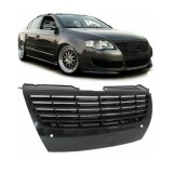 Grila sport fara emblema VW Passat B6 3C negru cu locas senzori PDC NOU, Volkswagen