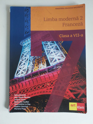 Franceza Limba moderna 2, clasa a VII-a, Min Educatiei Nationale, art Klett foto