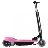 vidaXL Trotinetă electrică, 120 W, roz