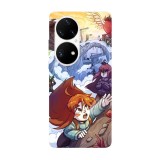 Husa compatibila cu Huawei Nova 8i model Climbing mount celeste, Silicon, TPU, Viceversa, Transparent, Carcasa